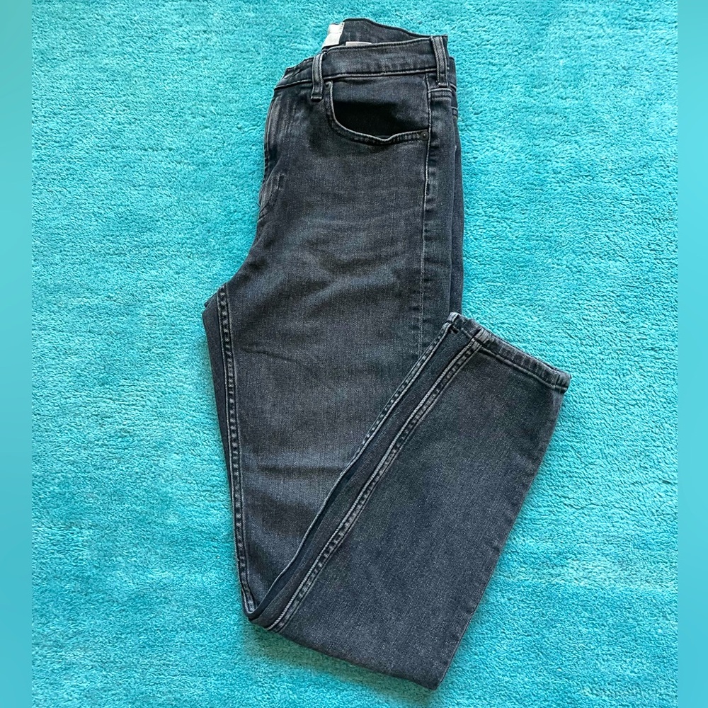 Everlane High Rise Skinny Jean | washed black | 28